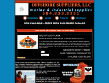 Tablet Screenshot of offshoresuppliersinc.com